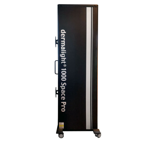 dermalight®1000Space Pro– kompakt UV-kabin for helkroppsbehandling med plassbesparende design